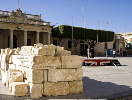 66 years on reenactment of the awarding the George Cross medal to the whole island of Malta on 15th April 1942 for outstanding heroism at war