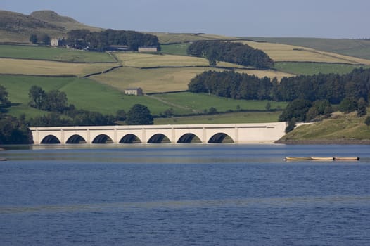 Ladybower Reservoir Peak District National Park Derbyshire England