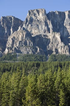Rocky Mountains in Banff National Park Canada
