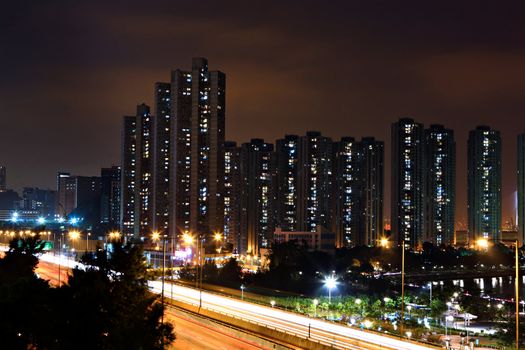Hong Kong at night