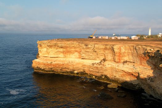 Rocky cliffs, the Black Sea coast