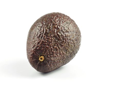 Avocado on a white background