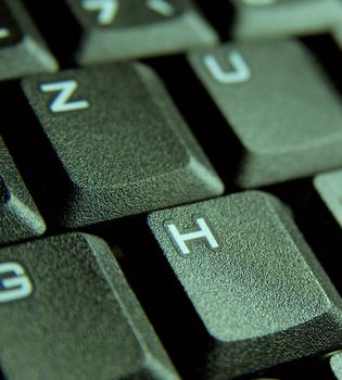 Detail of a computer keyboard