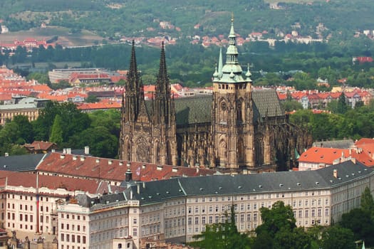 St Vitus, Prague Castle and Hradcany District, Prague, Czech Republic