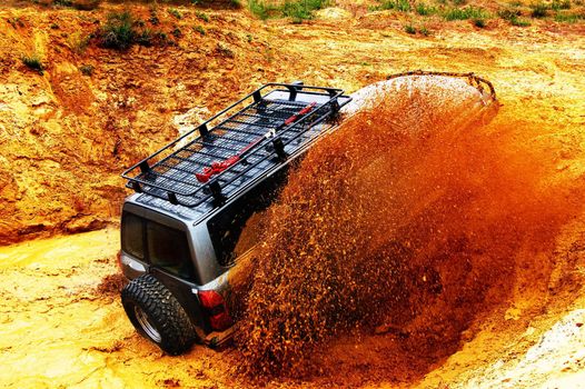 Off roading thrill