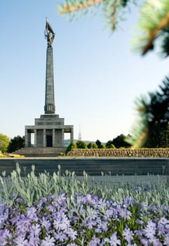 Slavin in Bratislava is a memorial monument and cemetery for Soviet Army soldiers who fell during World War II while liberating the city of Bratislava in April 1945 from Nazi German troops.