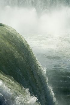 waterfall detail photo, it is actually niagara falls, but can be used as any waterfall