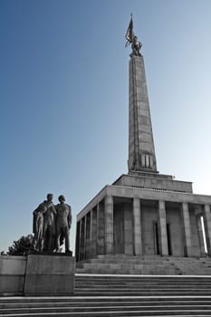 Slavin in Bratislava is a memorial monument and cemetery for Soviet Army soldiers 