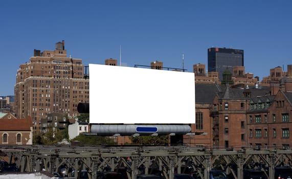 a blank billboard manhattan nyc