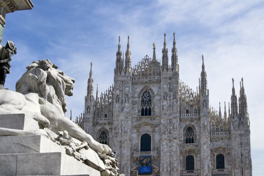 Duomo di Milano - Cathedral in Milan, Italy 