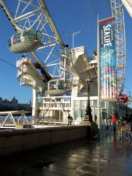 Entry area to London Eye