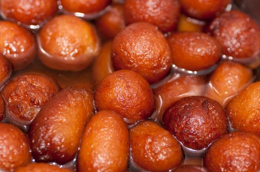 Close up photo of delicious indian sweets