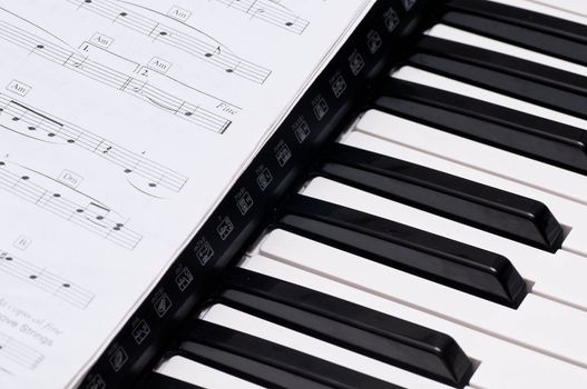 close up shot of black and white keys of a piano