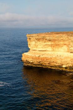 Rocky cliffs, the Black Sea coast