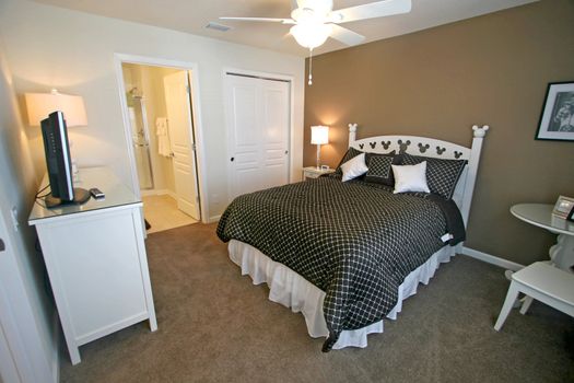 A Queen Master Bedroom, Interior Shot of a Home