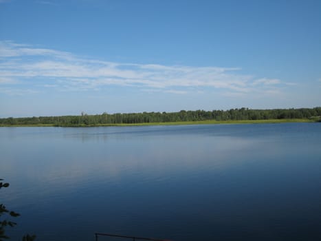 Lake view in north quebec