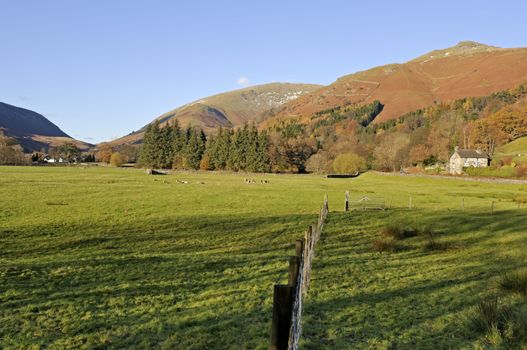 Great Rigg from Grasmere Lake District National Park Cumbria England