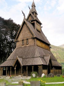 Church made of wood, Norway