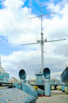 St. Petersburg. Russia. Revolution Landmark cruiser "Aurora".