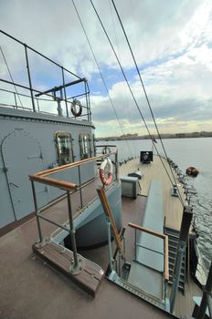 St. Petersburg. Russia. Revolution Landmark cruiser "Aurora".