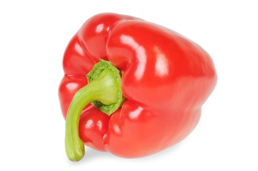 Red pepper isolated on a white background