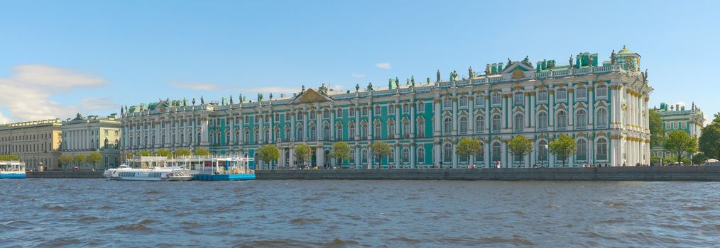 Russia, Saint Petersburg, Palace Embankment, the Hermitage