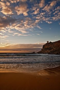 Ghajn Tuffieha Bay is one of the most beautiful and idyllic beaches on the island of Malta,surrounded by unique scenery and within an area of high ecological importance