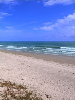Beautiful Ormond Beach along the east coast of Florida.