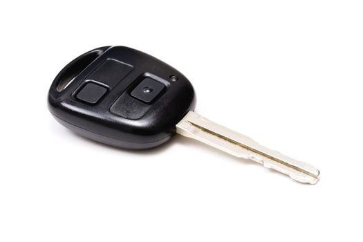 A car key isolated on white