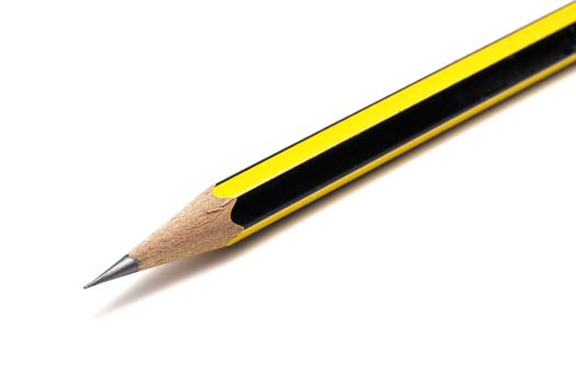 A pencil isolated on white background
