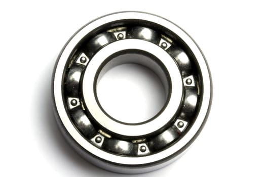 Ball bearing isolated on white background