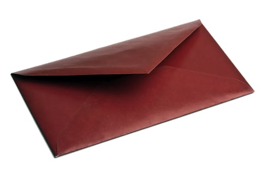 Envelope on white background