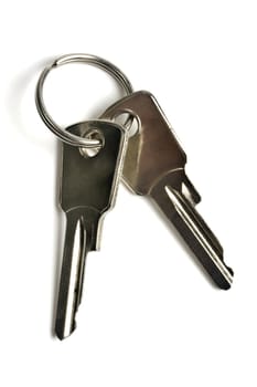 Keys isolated on white