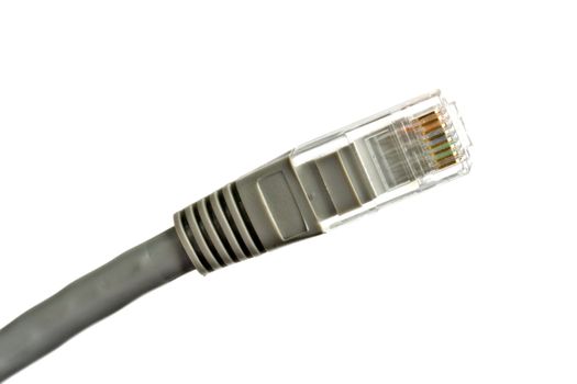 Computer Network Cable isolated on white background