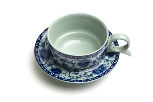 Cup of tea isolated on white background