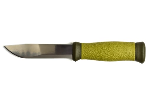 A hunter knife isolated on white background
