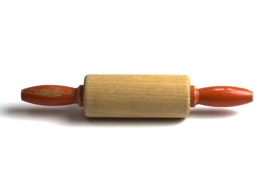Rolling pin isolated on white background