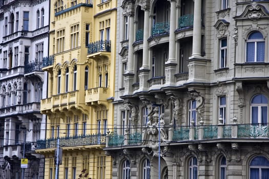 Old buidlings in Prague 