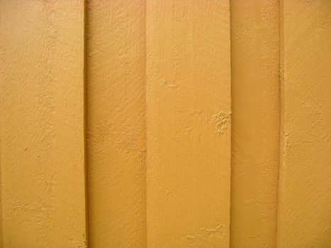 Yellow timber wall background 