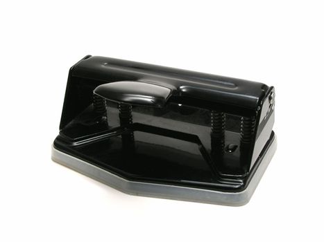 Black hole puncher isolated on white background