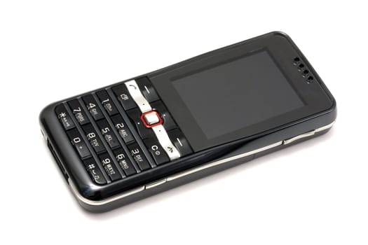 Mobile phone isolated on white