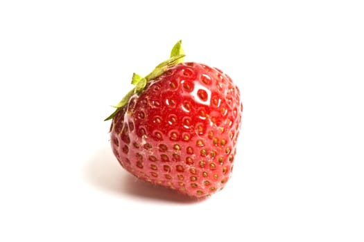 Fresh strawberry isolated on white background 
