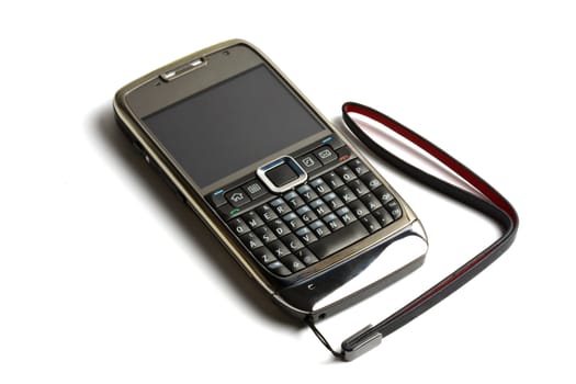 Mobile phone isolated on white