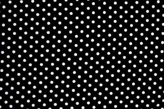 Black and white dots fabric background 
