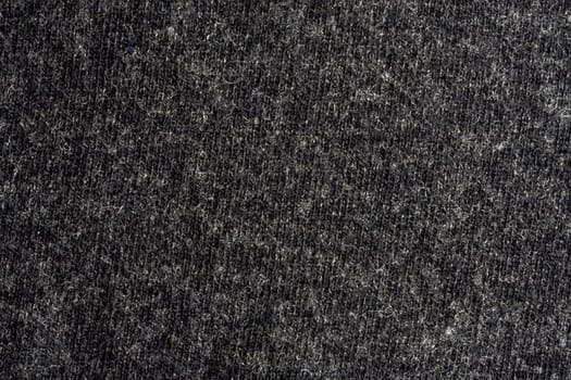 Black Wool texture background closeup