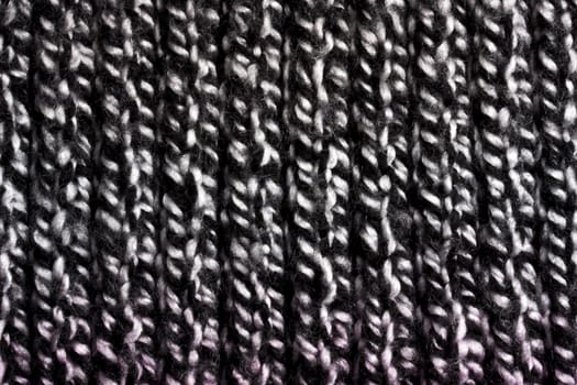 Black sweater texture closeup