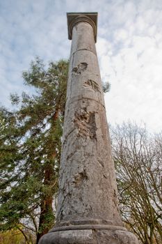 Column in Aachen park, Germany