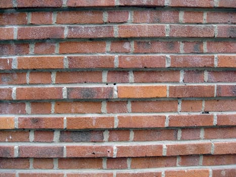 Red brick wall background 