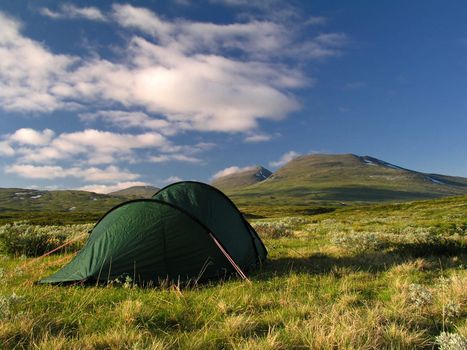 Camping in the Mountains 