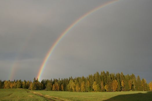 Beautiful double rainbow 